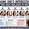 Signs She's Interested That Most Men Over 40 Miss