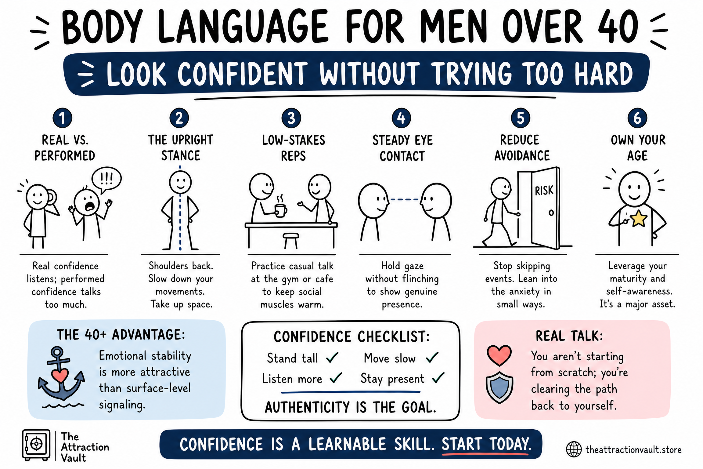 The Body Language That Makes Men Over 40 Look Confident