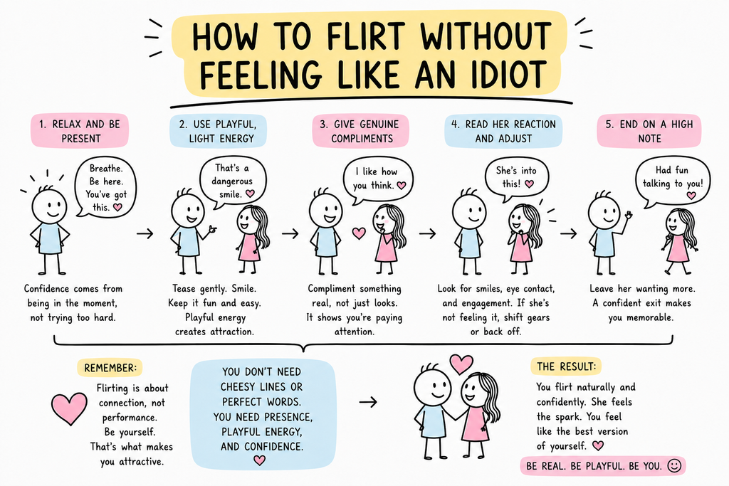 How to Flirt Without Feeling Like an Idiot