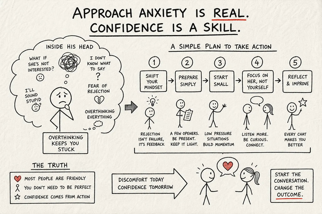 Approach Anxiety in Men: Why You Freeze and How to Stop It