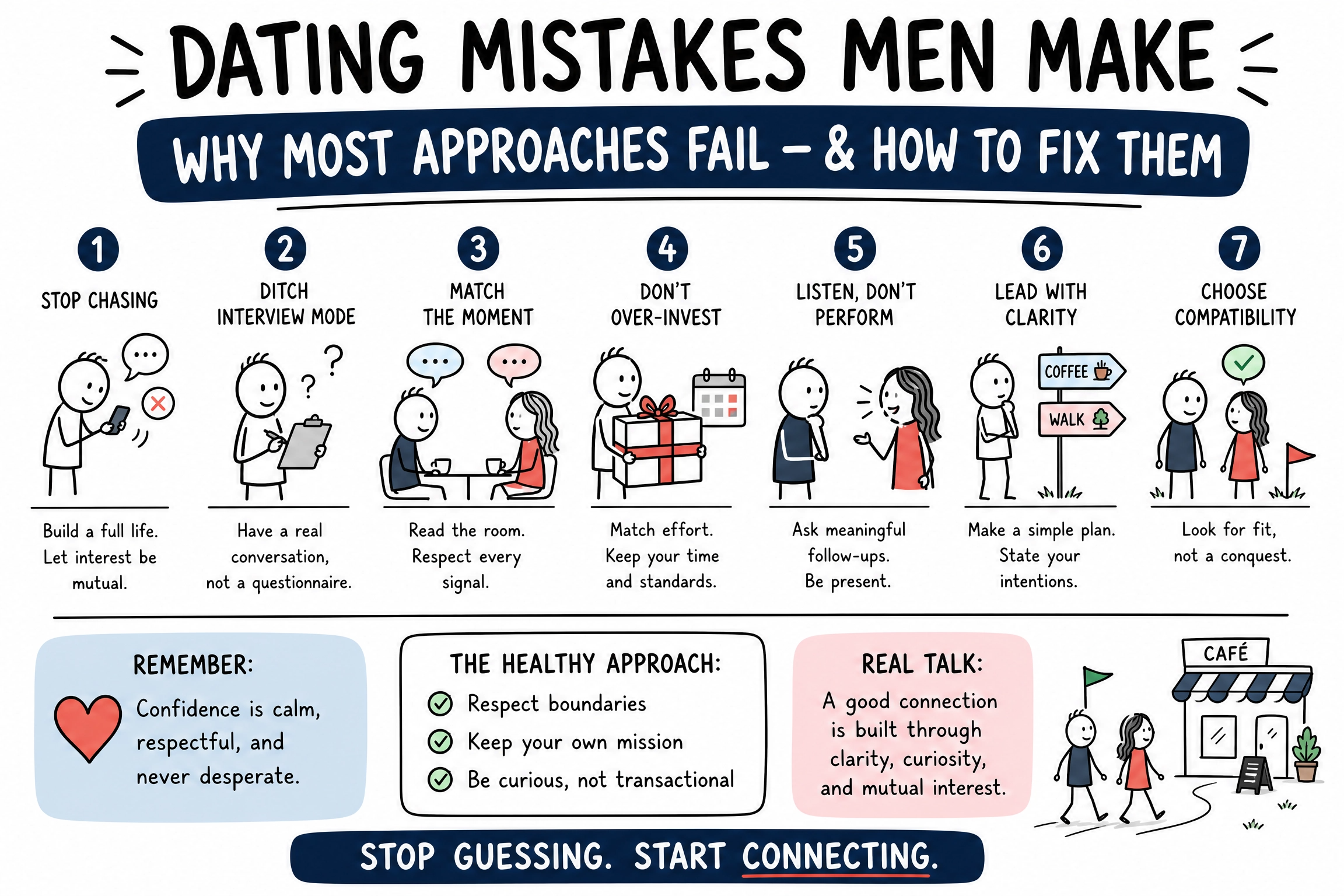 Dating Mistakes Men Make: Why Most Approaches Fail and How to Fix Them
