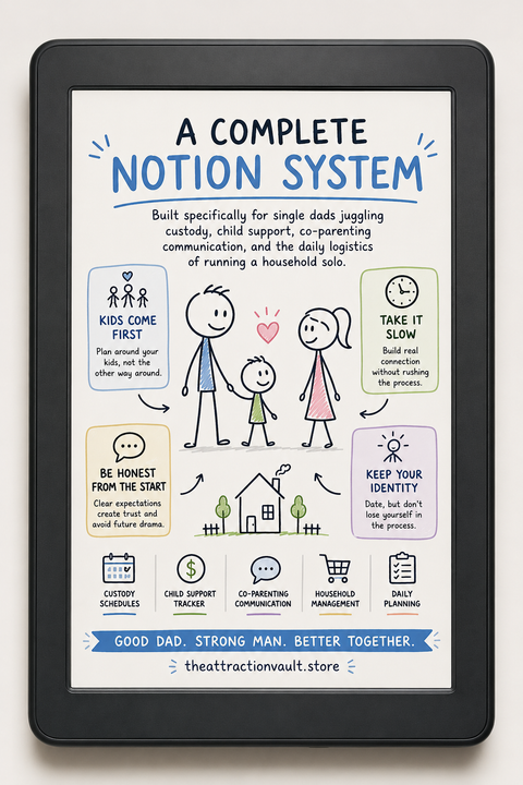 Single Dad Organiser Hub — Notion Template